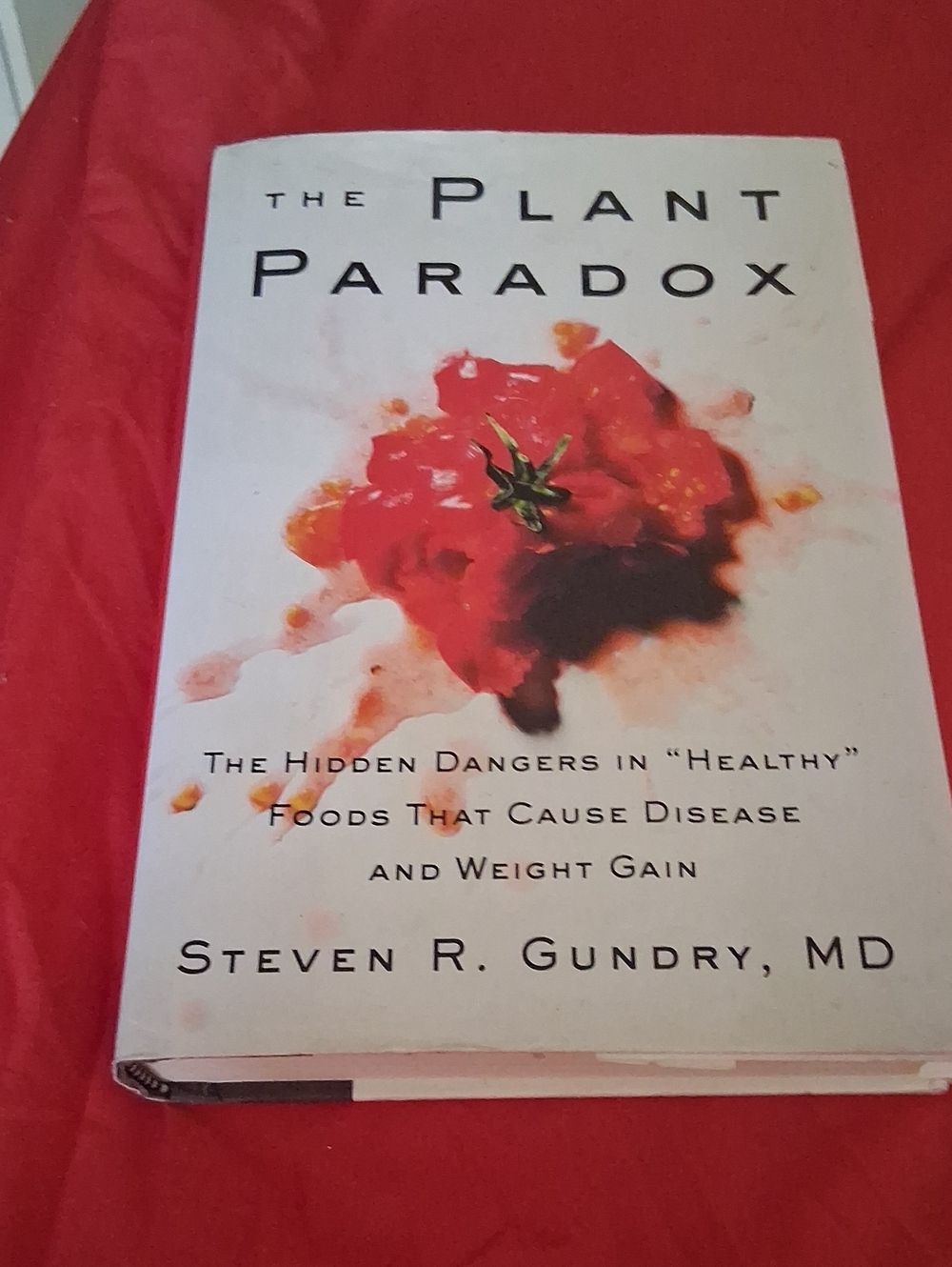 The Plant Paradox — White Cover with Red Accent